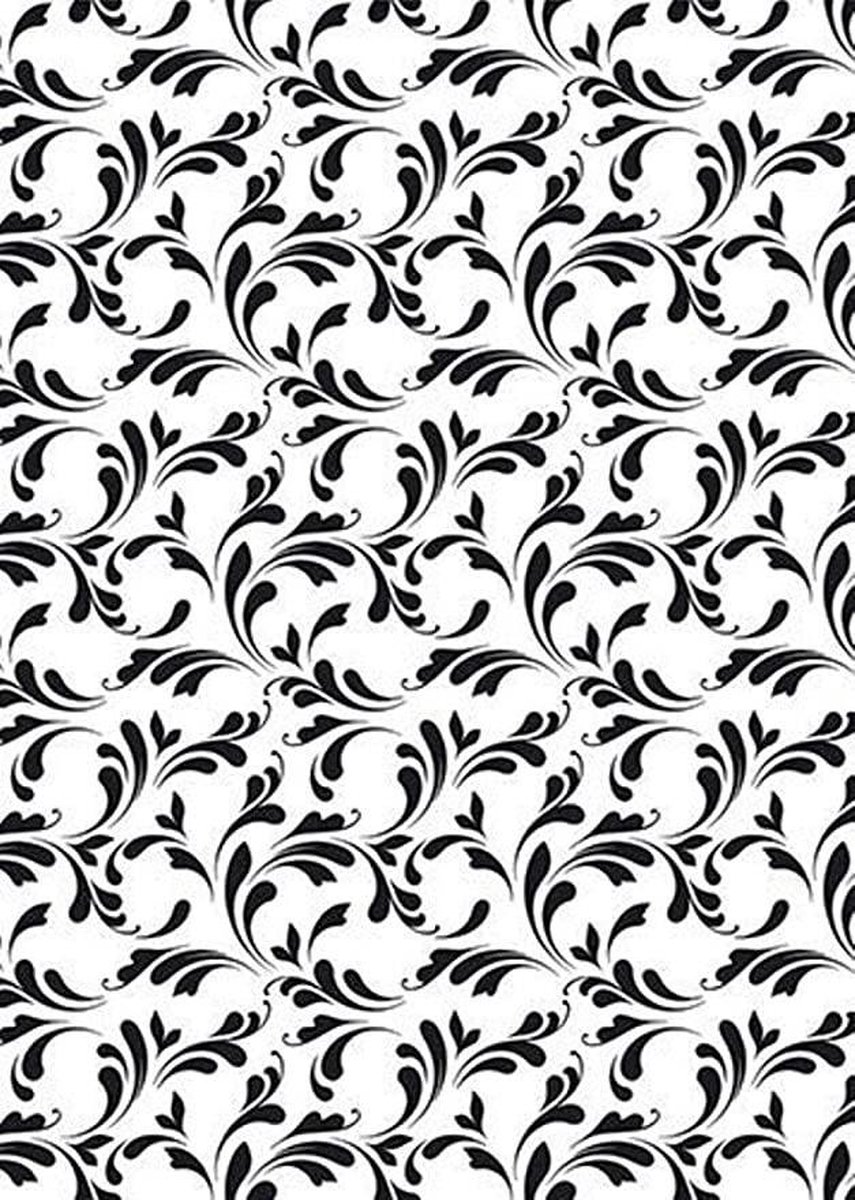 NMMS027 - Nellie Snellen - Mixed media plastic stencil sjabloon - swirls - A5